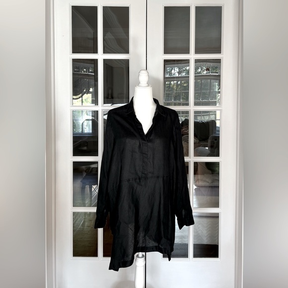 $90 J. Jill Linen Tunic Sz L - Picture 1 of 3